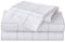 Eddie Bauer Home Sheets Baumwoll-Perkal-Bettwäsche-Set, frisch und cool, stilvolle Heimdekoration, 4-teilig, Queen-Size-Bett, Nordkariert, Grau/Weiß