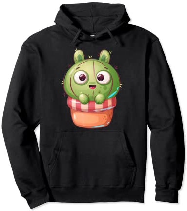 Süßer Kaktus Damen Pullover Hoodie