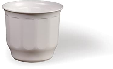 Kimmel Blumentopf Pflanztopf Ø 12 cm mit Loch, Weiß