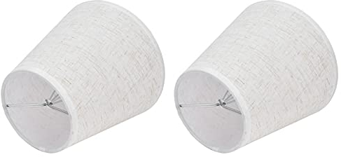 Pantalla Lampara Mesa,Tulipas Para Lamparas De Techo,Funda de lámpara de telaPaquete de 2 pantallas de lámpara Pantalla Lampara Techo Tulipas Para Lamparas De Mesilla para oficina