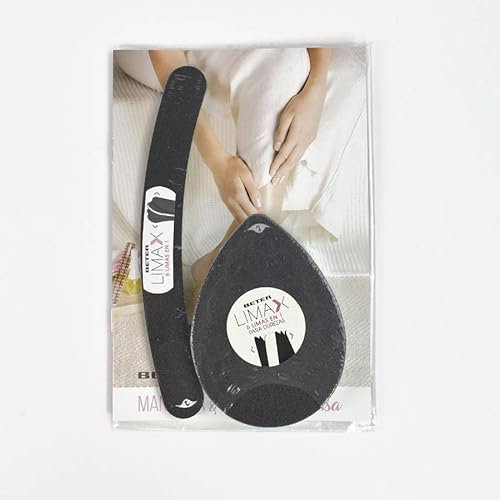 Beter - Pack de Limas para Uñas y Durezas - Formato 6 limas en 1, 3 por cada lado, Limax