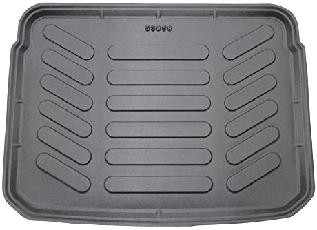 Trimak Passgenau 3D Kofferraumwanne Kompatibel mit Audi A3 8Y Sportback 2020-2025 Kofferraummatte Schutzmatte Auto Zubehör Antirutschmatte Kantenschutz TPE Gummi Dauerhaft Schwarz