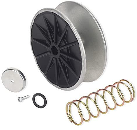 MWEDP MIA12482 Kit puleggia variatore a trasmissione secondaria compatibile con tosaerba John D-eere e trattore da giardino, adatto per D105 E100 X105 X106 (MIA12482, Kit)