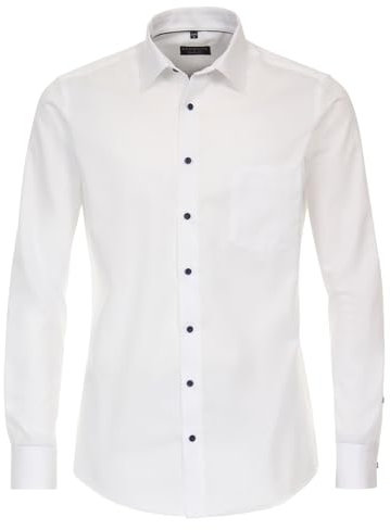 Redmond Businesshemd Uni Body Cut 0 Weiss XXL