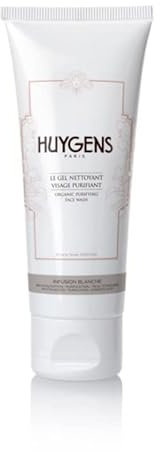 HUYGENS - Infusion Blanche Purifying Face Wash - Tea Tree Extract - Revitalizes & Hydrates Stressed Skin - Vegan, Organic & Natural - Fragrance, Sulfates & Alcohol Free - 75ml