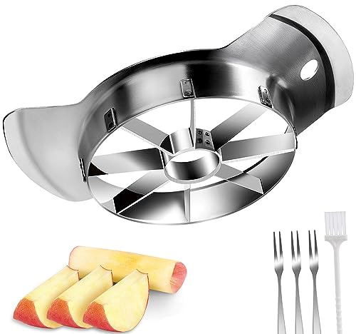 Apple Slicer, ARRITZ Stainless Steel Apple Cutter 8 Slices, Sharp Blade