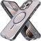 REBEL Clear Case for iPhone 15 Pro Max [Frosted Series Gen-5] Strong MagSafe Compatible, Grip Sides, Translucent Matte Texture, Protective Shockproof Bumpers, Metal Lens & Buttons, 6.7 Inch Phone 2023