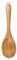 JIHUOO Grande cuillère en bois de 25,4 cm - Cuillère à mélanger à long manche - Cuillère de service alimentaire