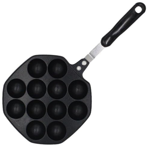 Haowul Poêle Takoyaki 12 Trous, Moules De Poêle À Griller Takoyaki, Machine À Frire Takoyaki, Boule De Poulpe Japonaise, Outils De Cuisine À Domicile