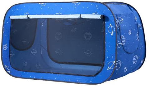 VEVOR Bettzelt, Pongee-Stoff, 2 Türen, atmungsaktives Traumzelt mit 0,33 Zoll Faserstangen für Sichtschutz am Bett, lichtundurchlässiges Bettdach in voller Größe, passend für Kinderspielhäuser