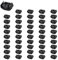 CLKE 50PCS Bremsleitung halter für Audi A4 S4 A6 S6 A8, VW Golf Je_tta, Seat Leon, Skoda Auto Bremsleitung Clip, Bremsleitungshalter, Bremsschlauch Clip, Kunststoff Bremsschlaeuche Clip (Schwarz)