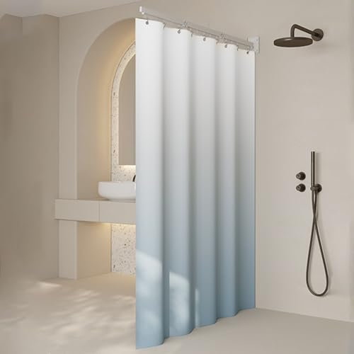 Asta per Tenda Da Doccia Ad Angolo, Asta Curva Pieghevole della Tenda della Doccia Aste della Vasca Da Bagno, Tende Da Doccia Adatte All'arredamento del Bagno Dell'hotel(Style 2,5-fold 180x180cm)