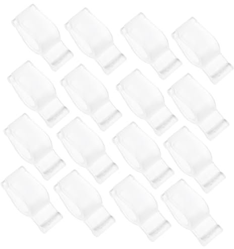 Alipis 50pcs Cosmetic Dispenser Pump Lock Clip Leakproof Cleansing Oil Bottle Accessory Plastic Pp Bottle Clip Holder for Shampoo Lotion Bottles