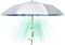 Parapluie avec ventilateur upf 50+ parapluie compact 8 côtes fortes parapluie de ventilateur avec filet de sécurité 2600mAh USB USB Rechargeable parapluie de soleil 3 plis parapluie portable pour la
