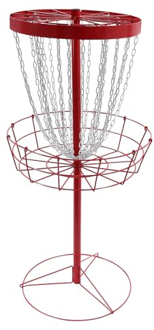 TanjcXliu Discgolf - Panier de golf - Disques de golf professionnels - Kit de panier de golf à disque - 24 chaînes pour jardin, parc et camping
