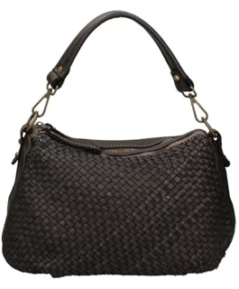 Gave Lux Schultertasche für Damen aus echtem Leder Made in Italy 31 x 18 x 12 cm GLX22780023FBG-PARENT