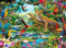 Colorful Jungle Animals Puzzles 200 for Adults,jigsaw puzzles for adults 200 Pieces Puzzle Home Challenging Educational Games Home Decoration puzzle Gifts