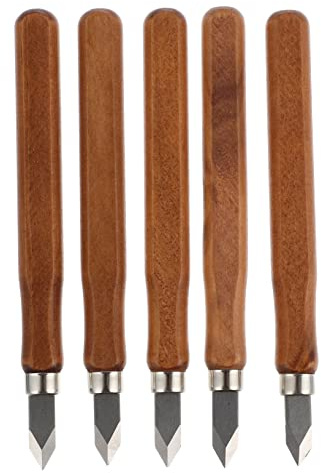 Holibanna 5 pièces Couteaux de Marquage Poignée Outils de Menuiserie à Double pour Traçage et Sculpture Artisanale