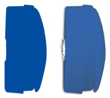 Connect 31541 Nr. 8 x 3/4-Zoll Nummernschild self-tappers – Blau (100 Stück)