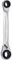 KS Tools 503.4553 4 in 1 GEARplus umschaltbar Doppel-Ratschenringschlüssel, 21x22x24x27mm