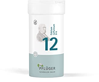PFLÜGER Schüßler Salze Nr. 12 Calcium sulfuricum D6 - 400 Tabletten - Das Salz der Gelenke - glutenfrei