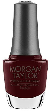 Morgan Taylor Dark Red Nail Polish Lacquer: A Touch Of Sass, 15 mL