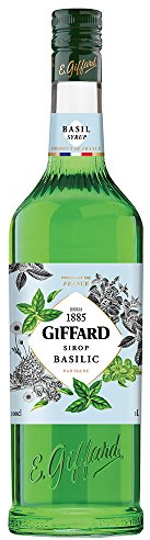 Giffard - Sirop de Basilic - Recette et Fabrication Françaises - Floral et Frais - 1 Litre