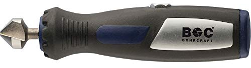 Bohrcraft 101116095 HSS Handentgrater mit Griff, 90 Grad, Z3 Nenn, Durchmesser 16.5mm