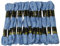 ANCHOR 25 x Stranded Baumwollkreuz-Heftung Hand Stickgarn Floss Skeins-Dusty Blau