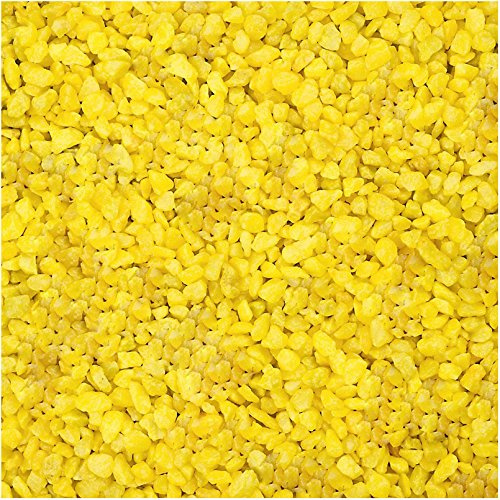 Eurosand Granulat gelb 2-3 mm 550 ml, Dekogranulat gelb, Dekosteine Gelb
