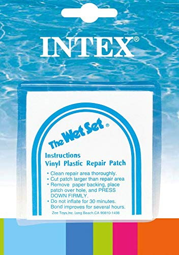 INTEX Wet Set Lot de 36 patchs adhésifs en vinyle pour réparation de tube de piscine