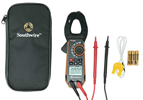 Southwire - 65031640 CLAMP METER, 400A AC/DC 21530T,Black/Brown