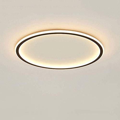 BEHWU LED Deckenleuchte rund Lampe Moderne Wohnzimmerlampe Ring Designer Deckenlampe Metall Acryl Beleuchtung Schlafzimmer Küche Esszimmer Lichter Warmes Licht 3000K Φ30CM 20W