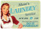 Vintage Mom's Laundry Service Open 24 a Day Metall-Blechschild, 20,3 x 30,5 cm, Retro-Stil, Küche, Badezimmer, Waschraum, Wanddekoration