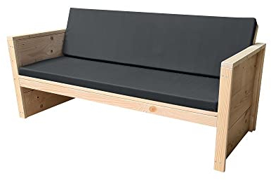 Wood4you - Gartenbank Lucas - 'Do it Yourself' Bausatz - Inkl. Kissen