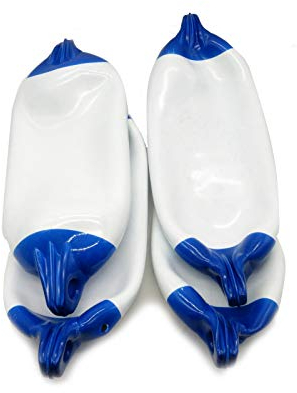 Majoni 4 X Star Fender blu bianco 12 x 45 cm barca barca barca protezione baldacchino gonfiabile