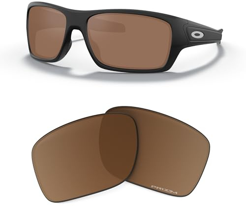Turbine OO9263 PRIZM Verres de rechange polarisés en tungstène iridium pour homme et femme + ensemble avec sac en microfibre