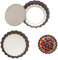 Quiche, 2 Pack Teglia per Crostate,Stampo,Stampi Crostatine con Fondo Removibile,eglie per Quiche, Pasticci e Crostate,Teglia Antiaderente per Torta,10cm