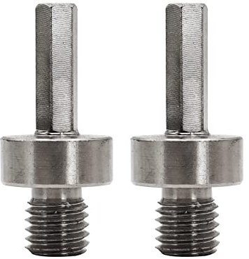 BRSCHNITT Core Drill Bit Arbor Adapter, 2pcs M14 Thread to 3/8 Hex Shank for Threaded Diamond Hole Saw Core Drill Bit