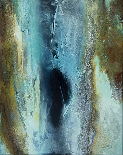 Meer abstrakt original Acrylbild 40x50 cm