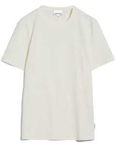 ARMEDANGELS Herren Heavyweight T-Shirt aus recycelter Baumwolle MAARKOS Relaxed Fit Oatmilk