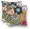 Asuexpect Boho-Kissenbezüge, Blumenmuster, 2er-Set, bunte böhmische Blumen, dekorative Kissen für Schlafzimmer, Sofa, Heimdekoration, 40,6 x 40,6 cm, Samt