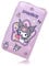 Roffatide Anime Kuromi Geldbörsen Kuromi Zipper Wallet Kunstleder Lange Geldbörse für Frauen Männer Damen Geldbörse