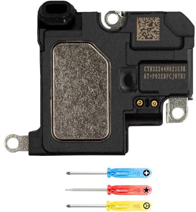 MMOBIEL Hörmuschel Kompatibel mit iPhone 14 Pro - Ohrhörer/Ear Speaker Ersatz - Telefon Ohrlautsprecher-Ersatz - Top-Lautsprecher Reparatur - inkl. Schraubendreher