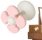 mivceklw Cute Cable Holder Clip,Cute Cable Clip Organizer | Cartoon Flowers Cord Organizer,4 in 1 Silicone Charging Cable Holder for Car, Office