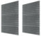 2 Pack Self Adhesive Window Blinds No Drilling, 150 x 90cm No Drill Blinds Stick on Curtains Blinds，Non-woven Fabric Temporary Blackout Blinds for Patio Doors Kitchen Bathroom Bedroom (Gray)