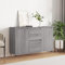 ShGaxin Aparador de Madera de ingeniería Gris Sonoma 104x35x70 cm, Aparadores para Salon, Aparador Entrada Recibidor, Aparador Cocina, Vitrinas para Salon, Muebles Auxiliares 827202