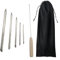 7pcs Rope Splicing Tool Kit, 6-in-1 Stainless Steel Tools with Pusher and Storage Bag for Double Braid Eye Rope 1/4 5/16 3/8 7/16 1/2 for quick recovery and connection
