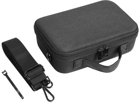 Large Capacity Shockproof Carrying Case Protective Hard Shell with Ergonomic Handle for Computer Host Accessories Portable Hard Shell