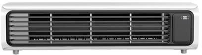 Climatiseur Mobile Silencieux Climatiseur Mobile sans évacuation Ventilateur de Climatisation électrique Mural sans Perçage ventilateur de refroidissement d'air pour Chambre Bureau (Z01-White, 34CM)